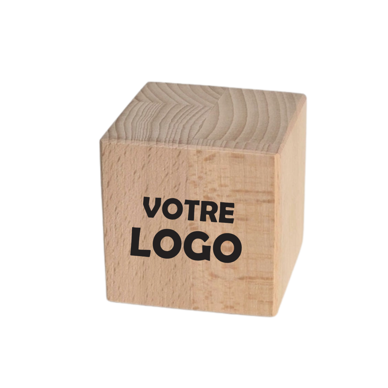 Cube QR Code Bois personnalisé